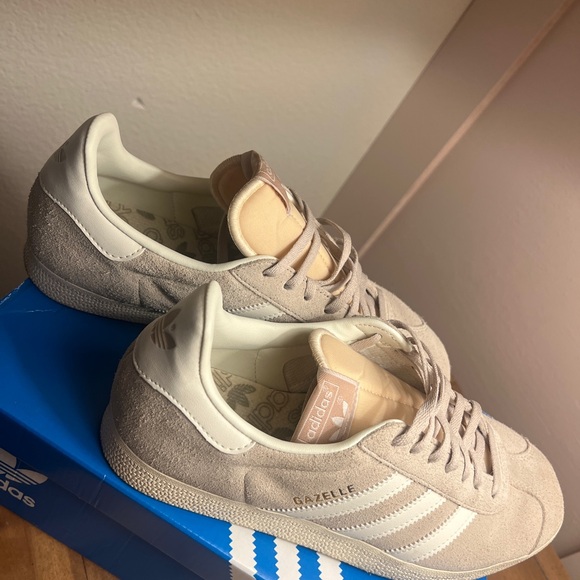 Adidas Men's Adidas Gazelle Wonbei/OWhite/CWhite - Picture 4 of 9